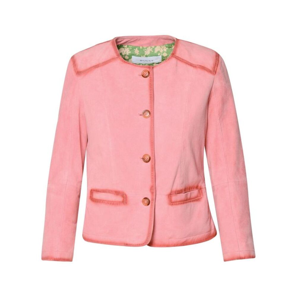 Bully Pink Leather Jacket Women